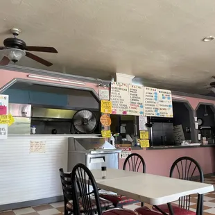 Inside of restaurant