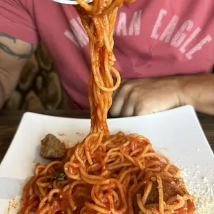 SPAGHETTI E POLPETTE no thank you