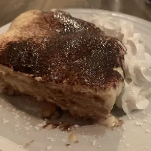 Homemade tiramisu.