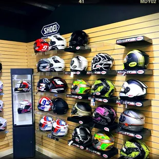 Service parts, accessories, clothing, safety gear, etc