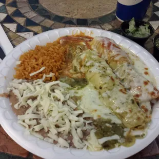 Fresh ingredient made enchiladas!