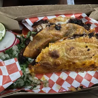 Vegan Quesabirria Tacos