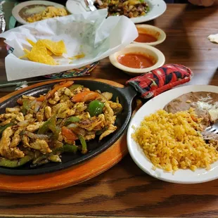 Chicken fajitas