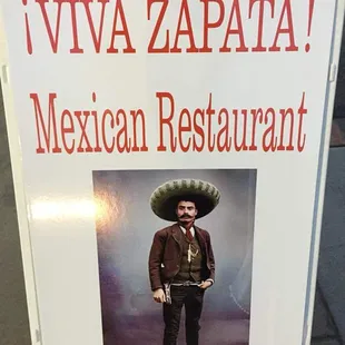 a mexican restaurant sign