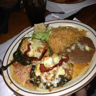 Chiles Rellenos De Camaron