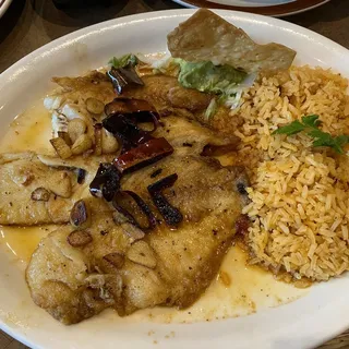 Pescado Al Ajillo