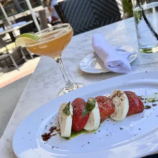 a plate of food on a table