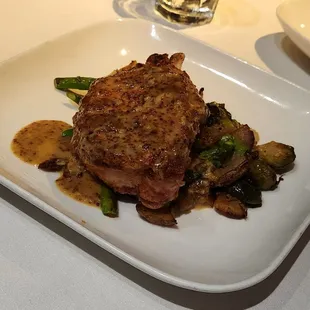 Double cut pork chop is always delicious!