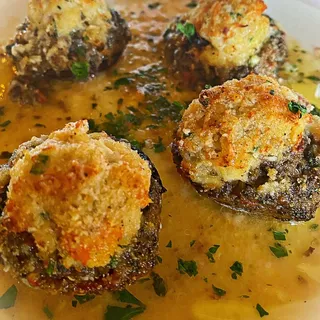Stuffed Baby Portobello Mushrooms Lunch