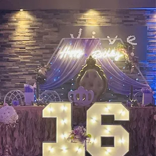 Table set up