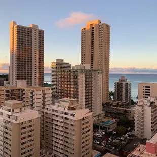 View from the second to top floor view