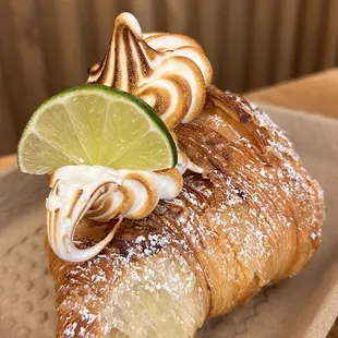 Key lime croissant