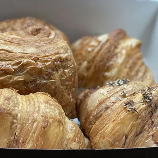 a box of croissants