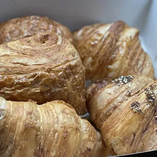 a box of croissants