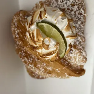 Key lime croissant