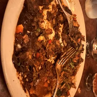 Enchilada with some damn sweet sauce