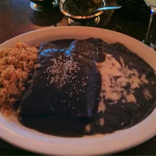 Mole Enchiladas