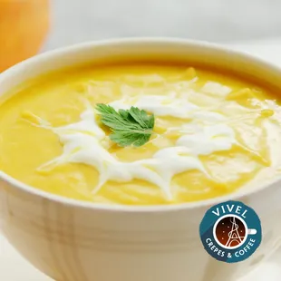 Butternut squash Soup.