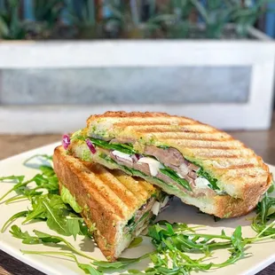 Smoked Salmon Panini.