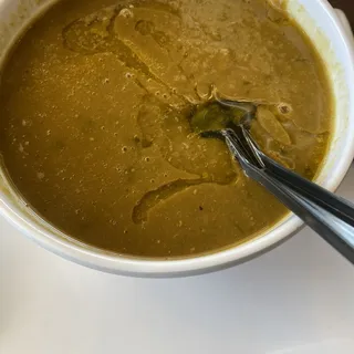 Bowl Green Lentil Soup