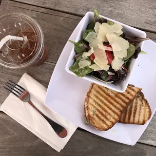 Eggplant & Goat Cheese Panini