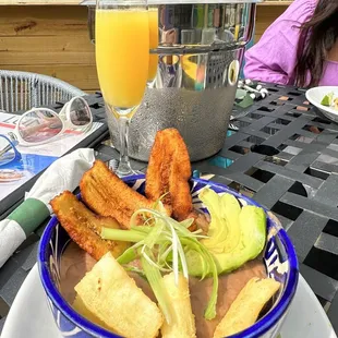 Vegan Bowl with plantains &amp; Yuca