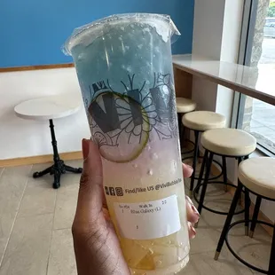 Blue Galaxy bubble tea