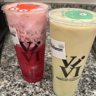 Dragon Fruit Cream Float