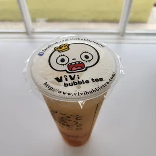 Lychee jelly tea