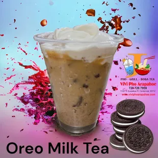 oreo milk tea