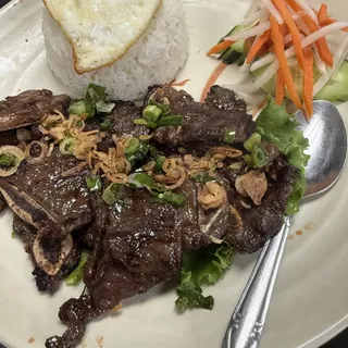 NEW - Spare Ribs Rice Plate - Com Suon Cay