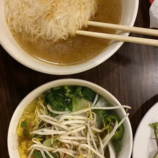 Beef broth with lemongrass paste and vegetable!