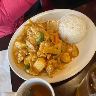 Panang Curry Stir-Fry Plate