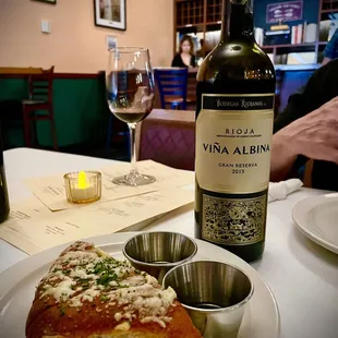 This wine we brought paired lovely with the focaccia bread.