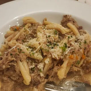Gemelli Al Ragu Bianco