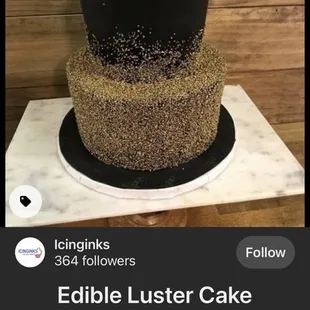 edible letter cake