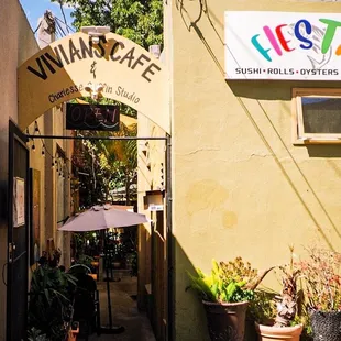 Outside, Rear Enterance