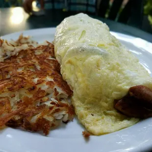 Chicken Sausage Omelette