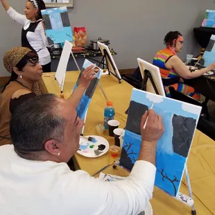 Private paint party hosted by a client.