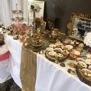 Vendor booth setup at a Women&apos;s event.