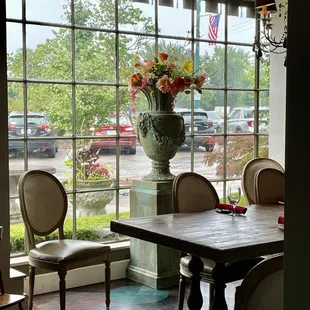 A beautifully framed view to the outside...