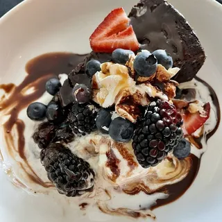 Flourless Chocolate Torte with Ice Cream Dinner