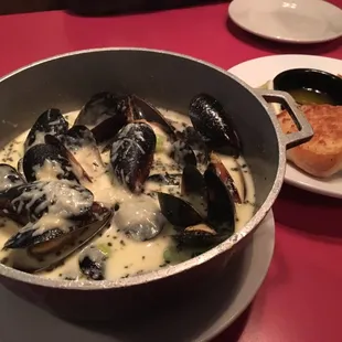 Steamed Mussels