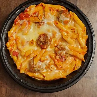 BYOP: Penne with palomino sauce and meatballs