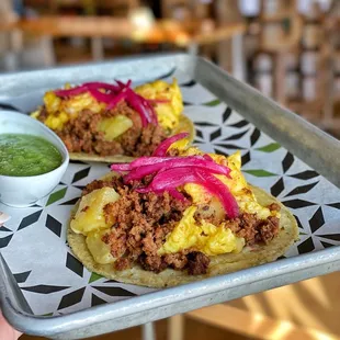 Breakfast Tacos  IG: @bettyeatsthecity