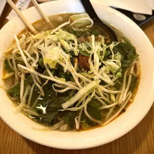 Bun Bo Hue with fixings