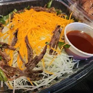 A2. Gỏi Đu Đủ Xanh - Green Papaya Salad($7) refreshing!