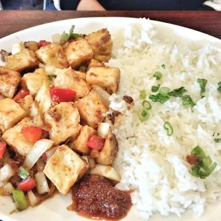 V2. Lemongrass Tofu on Rice