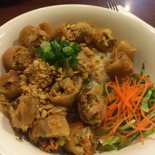 V5. Vegetarian Spring Rolls Vermicelli Bowl