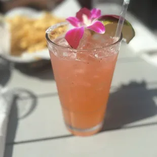 Strawberry Limeade (refilled with blood orange)